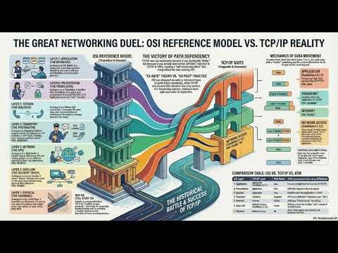 OSI Model vs. TCP/IP Explained: The Protocol Wars & Complete Layer Deep Dive