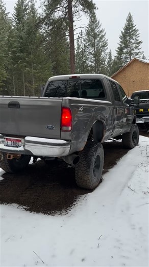 Kate on Instagram: "7.3 Cold Start, hasn’t been run for at least 3 months. One crank 🤪 Still working through the needs for parts list but I think my investment is paying out. #Powerstroke #superduty #6speed #coldstart #ladymechanics"