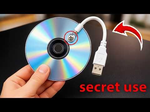 Attach a USB Cable to Old CDs! No One Can Explain This Insane Secret! | Creation Invention