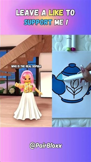 There was a MONSTER on her bed in ROBLOX! 😱 #roblox