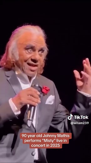 Johnny Mathis, 90, Performs 'Misty' Live in Concert
