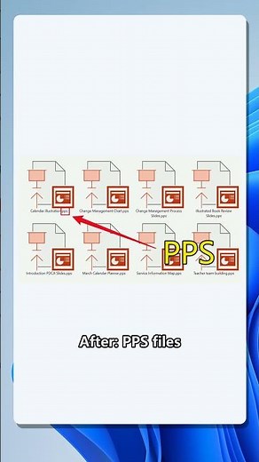 Batch convert PowerPoint files to PPS on Windows