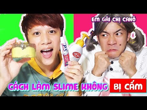 LỚP HỌC NHÍ NHỐ - CÁCH LÀM SLIME KHÔNG BỊ MÁCH LẺO