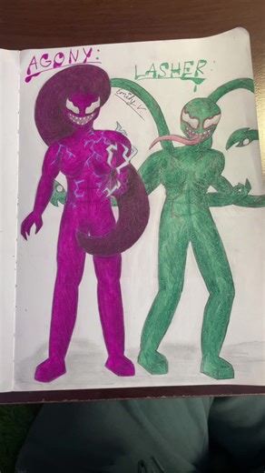 Celebrating Agony and Lasher in Venom Fanart