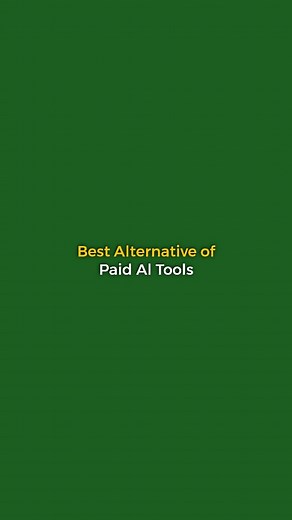 3.5K views · 584 reactions | Best Alternative of Paid Al Tools. 1....