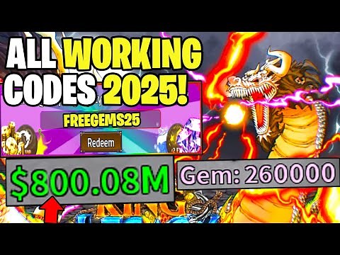 *NEW* ALL WORKING CODES FOR KING LEGACY IN 2025! ROBLOX KING LEGACY CODES