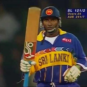 When Aravinda de Silva Showed His Class In The Final Of The World Cup And Scored Century - Analysis