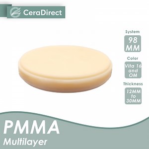 Multilayer PMMA Disc—Open System (98mm) 12mm-30mm