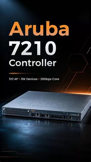 Aruba 7210 Controller, Enterprise WiFi Core #aruba #controller #wifi #controller #networking #shorts