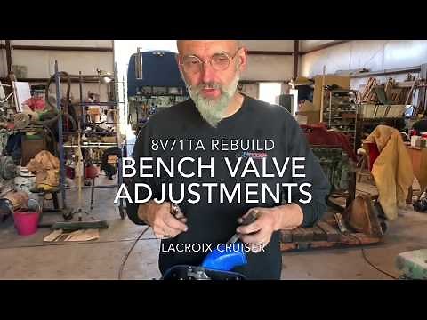 Detroit Diesel valve adjustments , 8V71TA