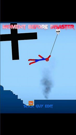 Stickman Dismounting Epic Moment of SpiderMan! 💀 #stickmandismounting #edit #shorts