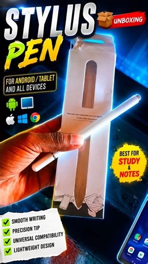 200₹ Stylus Pen Unboxing & Review ✍️ | Best Budget Stylus for Notes