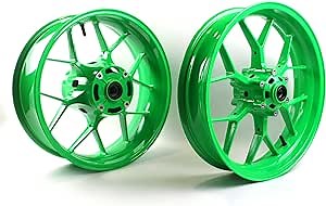 Arashi Wheel Rims Front and Rear for Honda CBR600RR 2007-2022 Motorcycle Replacement Accessories CBR 600 RR CBR600 600RR 17 inch Neon Green 2008 2009 2010 2011 2012 2013 2014 2015 2016