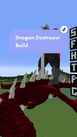 Epic Minecraft Dragon Destroyer Build | Week-Long Project