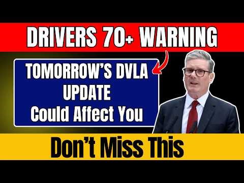 🚨 DVLA Alert for Over-70 Drivers – Major Rule Change Starting Tomorrow