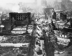Century-old film of San Francisco’s devastating 1906 earthquake aftermath turned up at a California flea market.