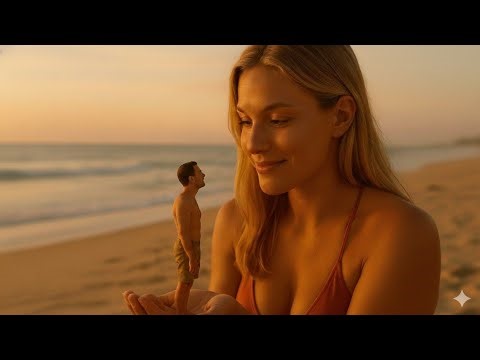 Giant Woman Holding a Tiny Man 😲❤️