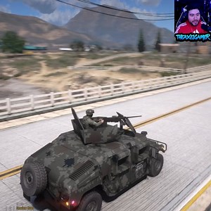 GTA 5 POLICIA | AREA CONTROLADA CON EL HUMVEE #gta #gta5 #gta5policia #gta5online #gamer | Theaxelgamer