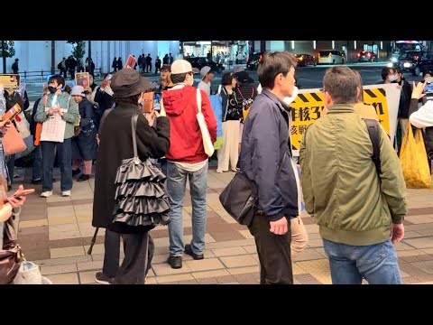 大阪梅田ヨドバシ前で恒久平和デモ2026年4月8日録画 ライブ配信