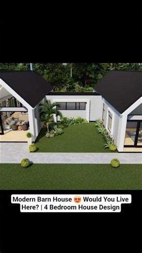 Modern Barn House 😍 Would You Live Here? | 4 Bedroom House Design