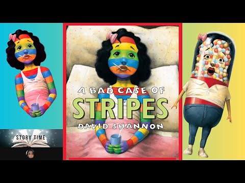 😷🌡️🤒A Bad Case of Stripes by David Shannon, children’s book read aloud 📚