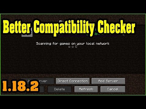 Better Compatibility Checker Mod 1.18.2 Download - How to install it for Minecraft PC