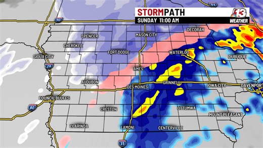 Wild weekend weather arrives after the wind in central Iowa