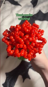 Kandi Rose! Just In Time For Valentines Day ❤️ #plur #kandi #inspo #tutorial #valentinesday #rose