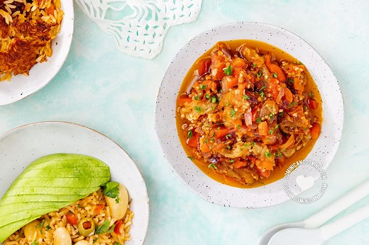 Berenjena Guisada [Recipe   Video] Stewed Eggplants