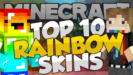 Top 10 Minecraft Rainbow Skins – Best Minecraft Skins