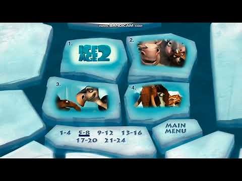 Ice Age 2 The Meltdown DVD Menu Walkthrough