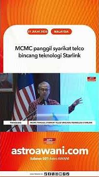 MCMC panggil syarikat telco bincang teknologi Starlink