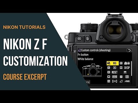 Nikon Zf Custom Controls & Displays