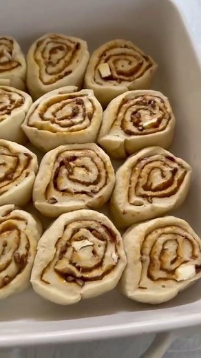Dulce de Leche Pecan Cinnamon Rolls with Coffee Glaze | No Mixer Needed!