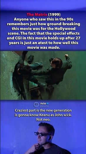 Neo vs Agent Smith in The Matrix (1999)