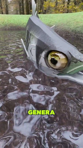 This fish shoots jets of water like a sniper 🐟💧