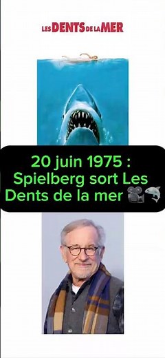 20 juin 1975 : Spielberg sort Les Dents de la mer 🎥🦈 #histoire #cinema