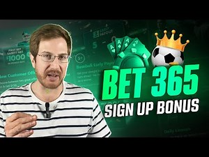 How To Claim The Sign Up Bonus at Bet365 Casino & Sportsbook (US)