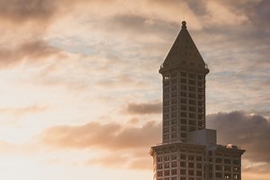 The penthouse of Seattle's historic Smith Tower is up for rent