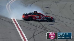 Trouble for Bubba Wallace at Atlanta. | NASCAR on FOX
