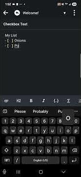 Create A Checkbox List In Joplin On Android