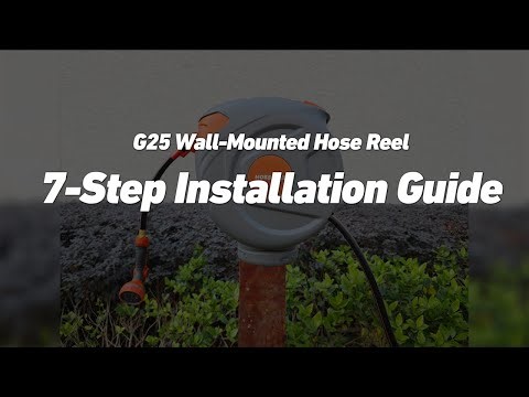 Drincosh Retractable Hose Reel G25 Wall Installation Video