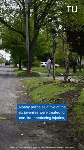 Albany woman recounts shock after witnessing Sunday crash involving 6 teens
