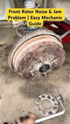 Front Wheel Jam After Drum Rotor Install | Real Cause & Easy Fix #diycarrepair #aliautoworkshop