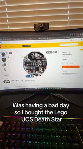 UCS Death Star ‪@LEGO‬ makes everything better🔥 #lego #legobuild #legosets #legostarwars #afol #fyp