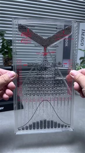 How Randomness Creates Perfect Order 📊✨#science#experiment#usa #florida#short