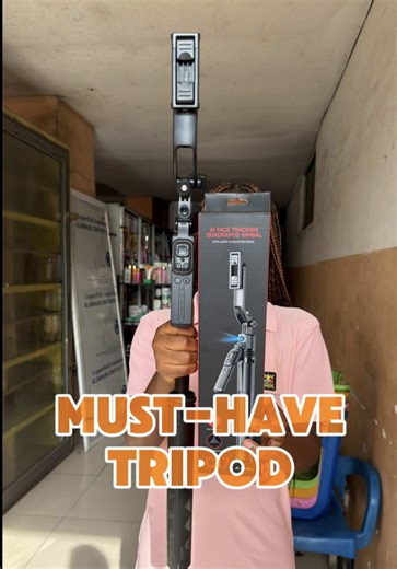 360 FACE TRACKING AI TRIPOD GHC 340 Create hands-free videos with this 360° AI face tracking tripod. Auto-follows movement, perfect for TikTok and live streaming. #creatorsearchinsights #ghanatiktok #content_creator_⚙️ #aifacetrackingtripod #360tripod AI face tracking tripod Auto-tracking phone tripod Content creator face tracking tripod