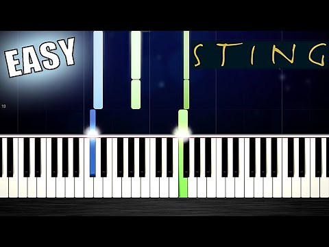 Sting - Shape Of My Heart - EASY Piano Tutorial by PlutaX