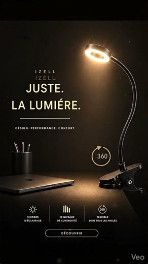 Fini la fatigue oculaire au bureau avec IZELL 💻⚡ #Shorts #Productivité