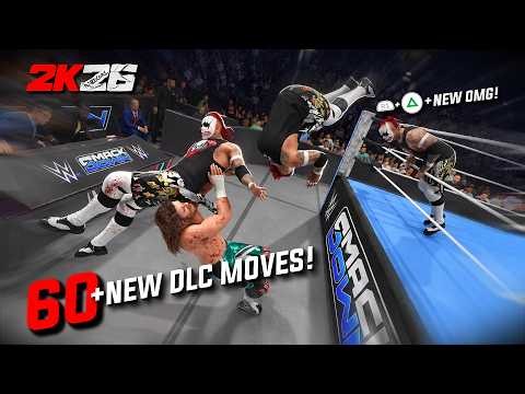 WWE 2K26: 60+ Coolest NEW DLC Moves! 🔥